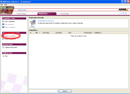 AMB Data Collector 3 screen-shot