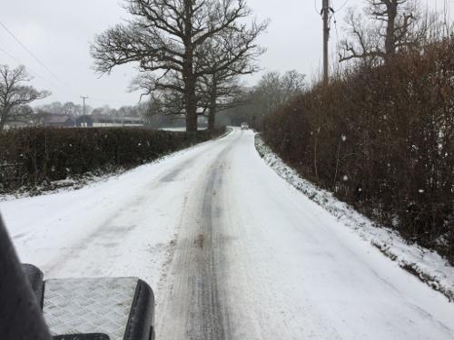 Snow on circuit